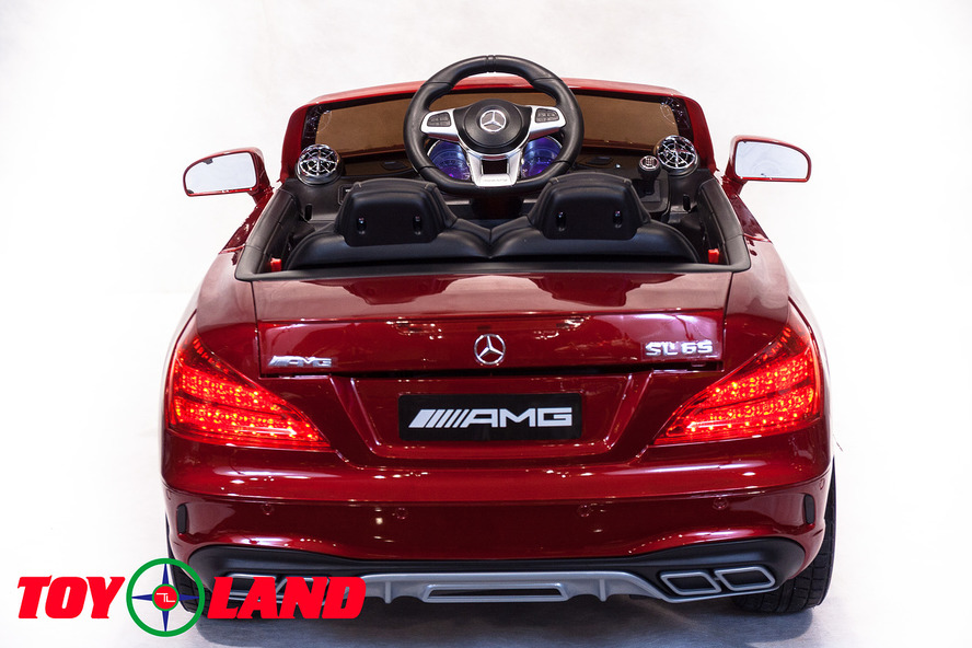 Электромобиль Mercedes-Benz SL65, цвет – красный  